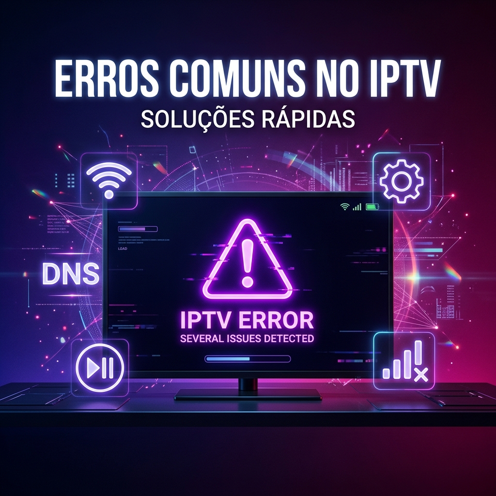 Como Resolver Erros Comuns no IPTV